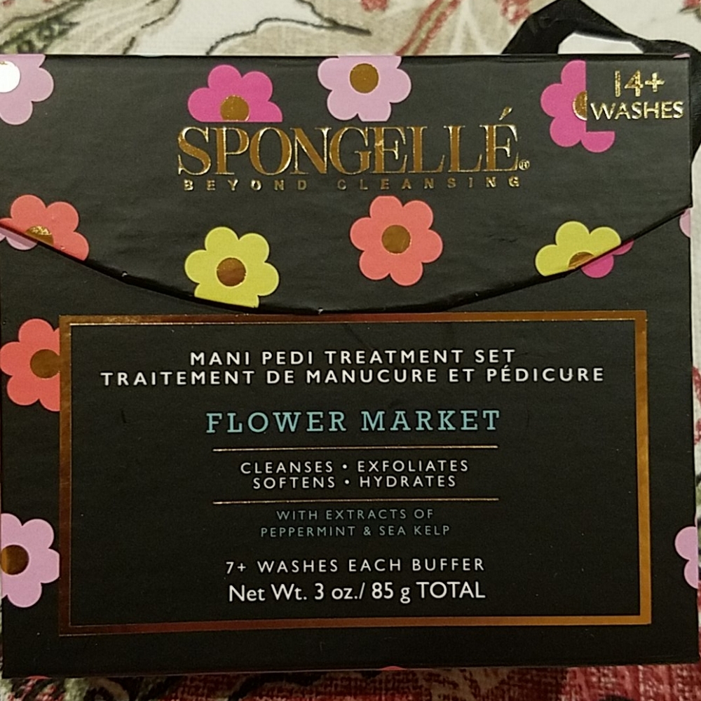 NEW Spongelle Mini Pedi treatment set